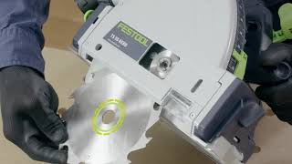 Festool Quick Guide  TS 55  Changement lame [upl. by Lenehc648]