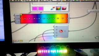 GHampFirefly controlled shiftPWM LEDs [upl. by Absalom]