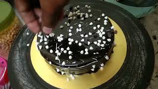 choco chips cake 🎂 design short video [upl. by Engedi711]