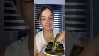 Bi sarma ne kadar kötü olabilir ki burcu yapraksarması tadımtesti mukbang asmr filemarket [upl. by Loria]