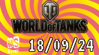 World Of Tanks Stream 18092024 Onslaught Ranking Gold Div B  Gold Div A [upl. by Rashida261]