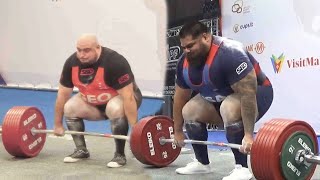 Jesus Olivares vs Temur Samkharadze  120kg  World Classic Powerlifting Championships 2024 [upl. by Karolina789]