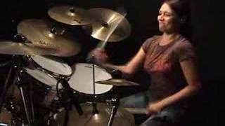 Emmanuelle Caplette On Drum [upl. by Surdna]