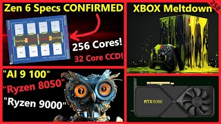 256C Zen 6 CONFIRMED AMD Zen 5 Strix AI Naming XBOX Meltdown Nvidia RTX 5080  Broken Silicon 258 [upl. by Katrine]