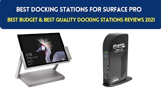 Top 5 Best Docking Stations for Surface pro Reviews 2021  Techy Door [upl. by Eillehs]