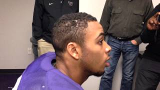 RB Myles Gaskin talks about strong start to college career 102815 [upl. by Soirtimid151]