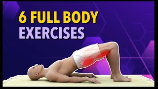 How To Build Muscle At Home 6 Full Body Exercises [upl. by Nilrev]