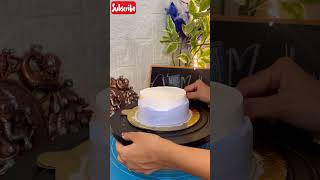 Without nozzle cake decoration 😱🤩 shorts cake decorationcake [upl. by Branden]