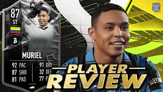 87 SHOWDOWN MURIEL PLAYER REVIEW SBC PLAYER FIFA 22 ULTIMATE TEAM [upl. by Imoyn649]