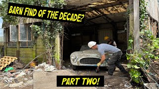 UK Barn Find Of The Decade  Part Two  How Did They Even Get There barnfind classiccars [upl. by Lamori]