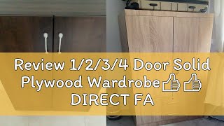 Review 1234 Door Solid Plywood Wardrobe👍🏻👍🏻 DIRECT FACTORY PRICECHEAP SALES OFFER DRAWERS [upl. by Ididn]