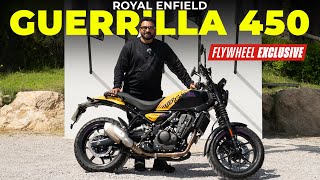 ROYAL ENFIELD GUERRILLA 450🔥 DETAILED MALAYALAM REVIEW  FLYWHEEL EXCLUSIVE  HANI MUSTHAFA [upl. by Anaujal]