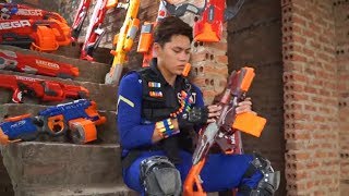 Nerf Guns War  SWAT Men Of TTNerf Team Special Brave Fight Squad Boss XX Criminal Dangerous [upl. by Marena816]