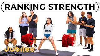 Men And Women Rank Themselves By Strength [upl. by Acinot]