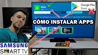 CÓMO INSTALAR APLICACIONES EN SMART TV SAMSUNG  PLAY STORE DE GOOGLE NO ES POSIBLE [upl. by Fisuoy]