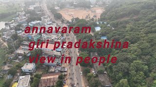 annavaram giri pradakshina drone view 2 [upl. by Dellora]