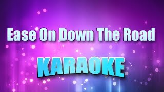 Jackson Michael amp Diana Ross  Ease On Down The Road Karaoke amp Lyrics [upl. by Alyda126]