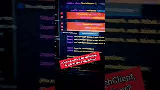 ¿Cuál conoces entre WebClient RestTemplate o HttpClient java spring boot api practicetec [upl. by Hobie]