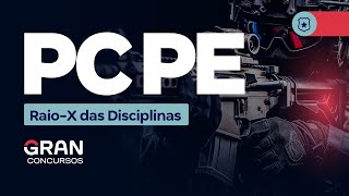 Concurso Delegado  Polícia Civil  Pernambuco  PC PE  RaioX das Disciplinas [upl. by Airaet728]