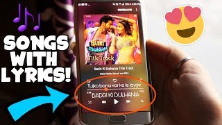 How to PLAY SONGS with LYRICS on any Phone 😱 [upl. by Candy]