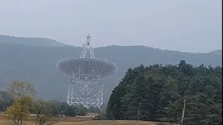 Green Bank Observatory largest radio telescope in US 50 degrees and 4000 feet [upl. by Maxie]