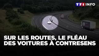 Le fléau des voitures à contresens｜TF1 INFO [upl. by Alac]