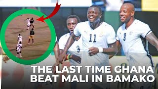 GHANA VS MALI THE LAST TIME BLACK STARS WON IN BAMAKO IN A WORLD CUP QUALIFIER IN 2009 [upl. by Dnama126]