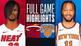 HEAT at KNICKS  FULL GAME HIGHLIGHTS  January 27 2024 [upl. by Reppart]