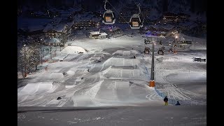 Lit Night Jam 2019  Freestyle action at night in Saalbach Hinterglemm Snowboard Edit [upl. by Aliuqahs]