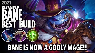 Revamped Bane Best Build this 2021  Bane Revamp Gameplay And Mage Build  Mobile Legends [upl. by Three]