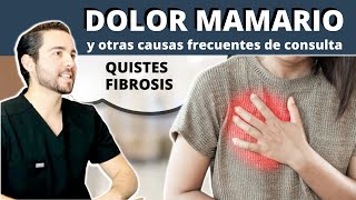 DOLOR MAMARIO y otras causas frecuentes de consulta  QUISTES FIBROSIS MAMARIA [upl. by Eenaej378]