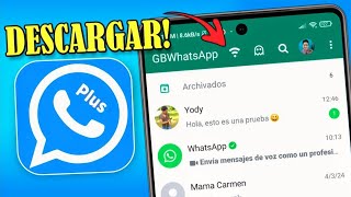 🌈✨WHATSAPP PLUS 2024  Como Descargar e Instalar  FÁCIL Y RAPIDO ✅ [upl. by Melquist397]