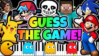 Only 1 Can Guess These Games In 10 Seconds Music Quiz [upl. by Savinirs]