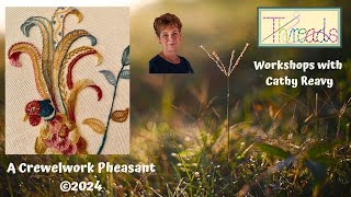 Taster clip for the Crewelwork Pheasant [upl. by Stoat]