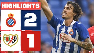 RCD ESPANYOL 2  1 RAYO VALLECANO  RESUMEN LALIGA EA SPORTS [upl. by Immac]