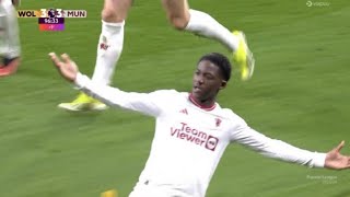 Kobbie Mainoo Goal vs Wolves  Man United vs Wolves [upl. by Attennek]