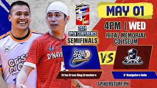 CRISS CROSS vs DNAVIGATORS  Full Match  Semifinals  2024 Spikers Turf Open Conference [upl. by Tamarra453]