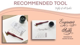 Engrosser Ruler  Review and Tutorial PLUS an Explanation of Calligraphy Ratios [upl. by Orazio]