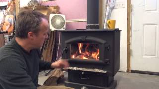 Us Stove Company Us 2000 HighEfficiency Wood Stove Review [upl. by Annaerda]