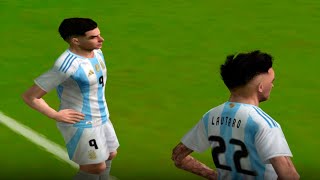 JUGAMOS UN MUNDIAL EN PES 6 CON ARGENTINA [upl. by Atnwahs]