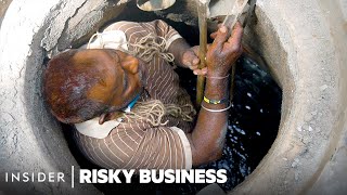 How Sewer Diving Became One Of The Most Dangerous Jobs In India and Pakistan  Risky Business [upl. by Nic]