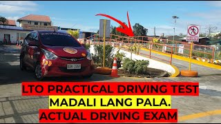 LTO PRACTICAL DRIVING TEST ll ACTUAL DRIVING EXAM 2021 [upl. by Soinotna]