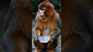 AIPoor monkey he doesnt even have enough food to eat [upl. by Adnawat756]