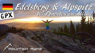 MTB Allgäu  EdelsbergampAlpspitz  Pfronten [upl. by Deeas417]