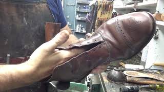 Allen Edmonds Fifth Street boot Restoration 136 [upl. by Lesko]