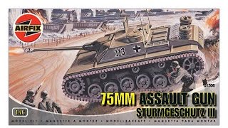 75mm Assault Gun Stug 3 176 Airfix [upl. by Helgeson481]