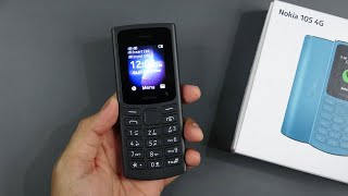 Nokia 105 4G Black color unboxing [upl. by Kcirted549]