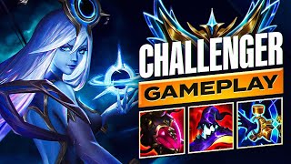 S14 Challenger Lux Gameplay 3  Season 14 Split 1 SoloQue  Lux Builds amp Runes [upl. by Eyde]