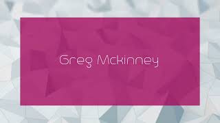 Greg Mckinney  appearance [upl. by Hedelman]