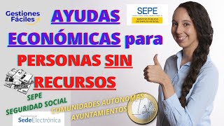 🛒🔔💰💰 AYUDAS Económicas para personas SIN RECURSOS 💰💰 ingresos minimos etoro [upl. by Argyres]